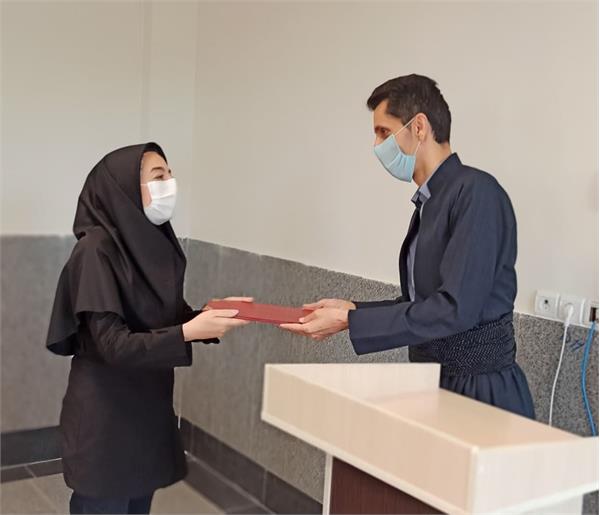 دکتر فاطمه محمودی  به عنوان سرپرست مرکز بهداشت منصوب شد .
