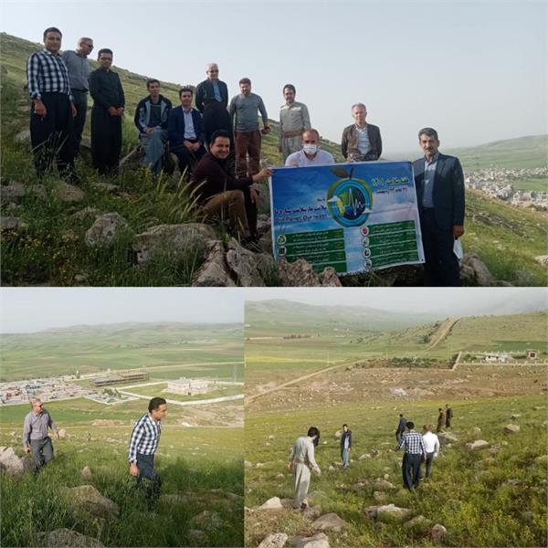 کوهنوردی و پیاده روی کارکنان بهداشت و درمان شهرستان روانسر به مناسبت هفته سلامت