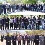 حضور مدیریت و پرسنل شبکه بهداشت و درمان روانسر در راهپیمایی حمایت از مردم و کودکان مظلوم غزه و فلسطین