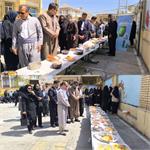 جشنواره غذای سالم با همکاری آموزش و پرورش و شبکه بهداشت و درمان شهرستان