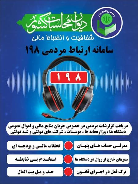 سامانه ارتباط مردمی ۱۹۸